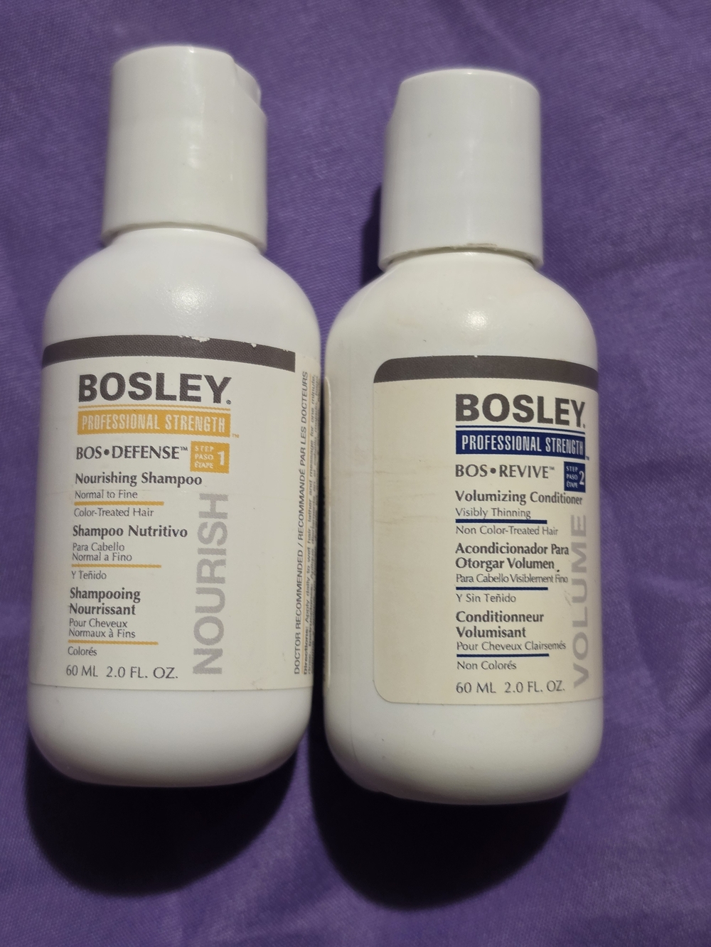 Bosley Nourishing Shampoo And Volumizing Conditioner Set